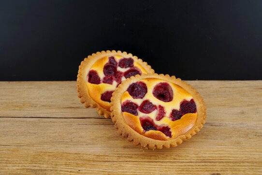 Himbeerquarktörtchen